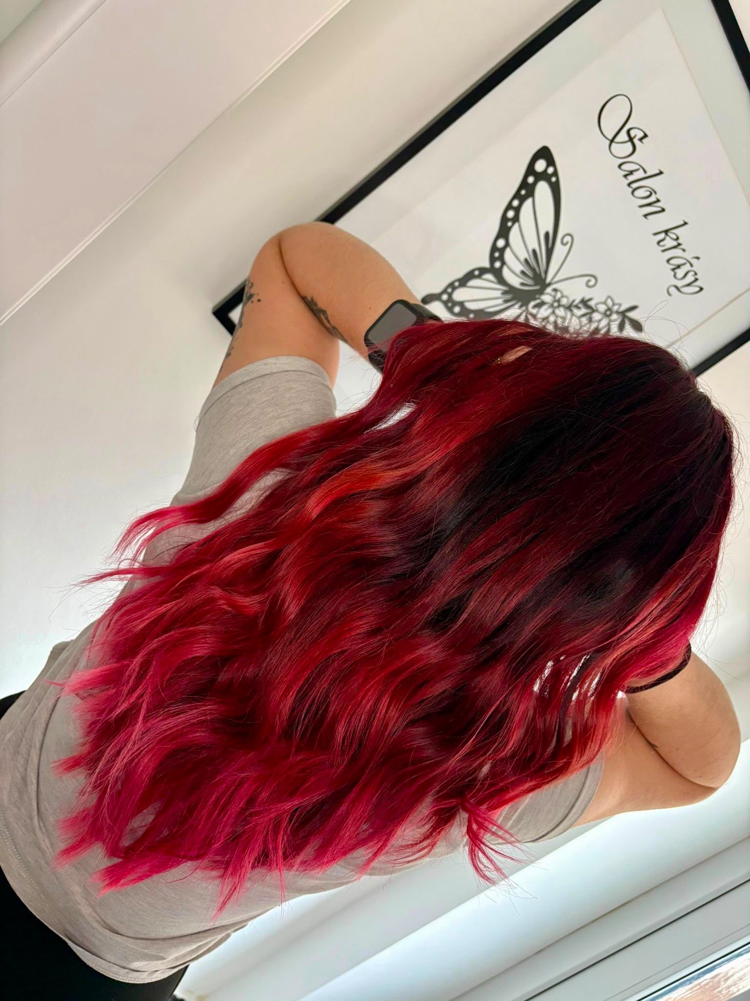 Balayage Burgundy